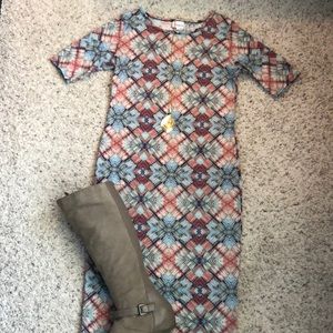 LuLaRoe Julia Dress Size M - Same Day Shipping